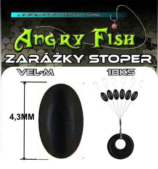 ZARÁŽKA STOPER VEL - M   4,3MM    