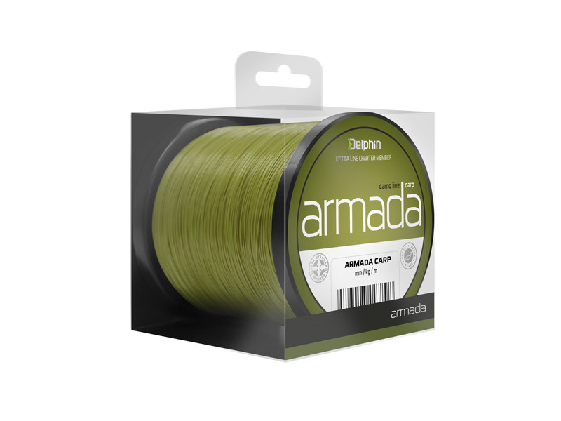Delphin ARMADA CARP 600m/kamufláž 0,30mm 15,9lbs