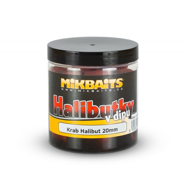 Halibutky v dipu 250ml - Krab Halibut 20mm