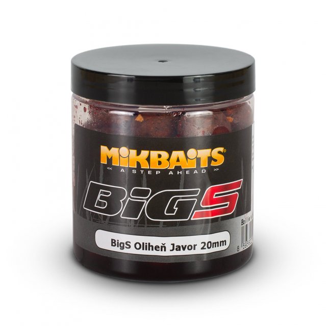 BiG boilie v dipu 250ml - BigS Oliheň Javor 20mm