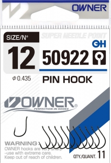 Owner Chinu pin hook s očkem vel 8