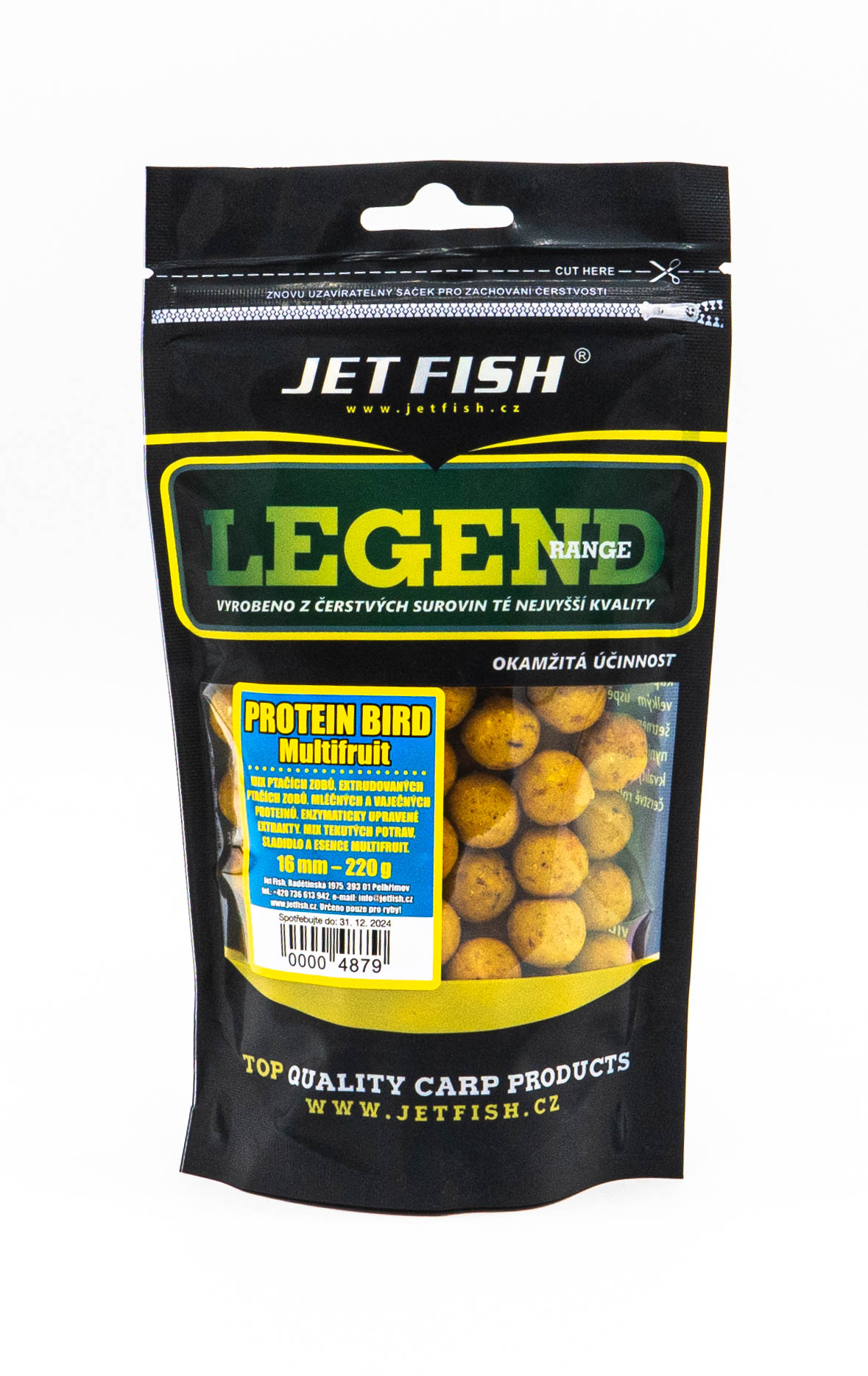 Legend Range boilie 220g - 16mm PROTEIN BIRD - MULTIFRUIT