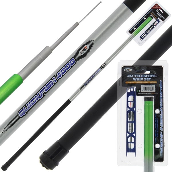 NGT TELESKOPICKÝ BIČ QUICKFISH COMBO - 4M
