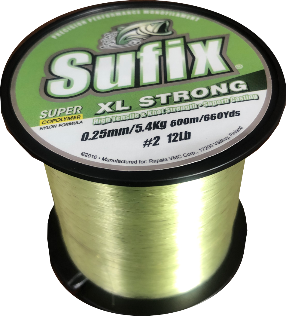 Sufix XL Strong Lmon 600m 0,25mm/5,4kg