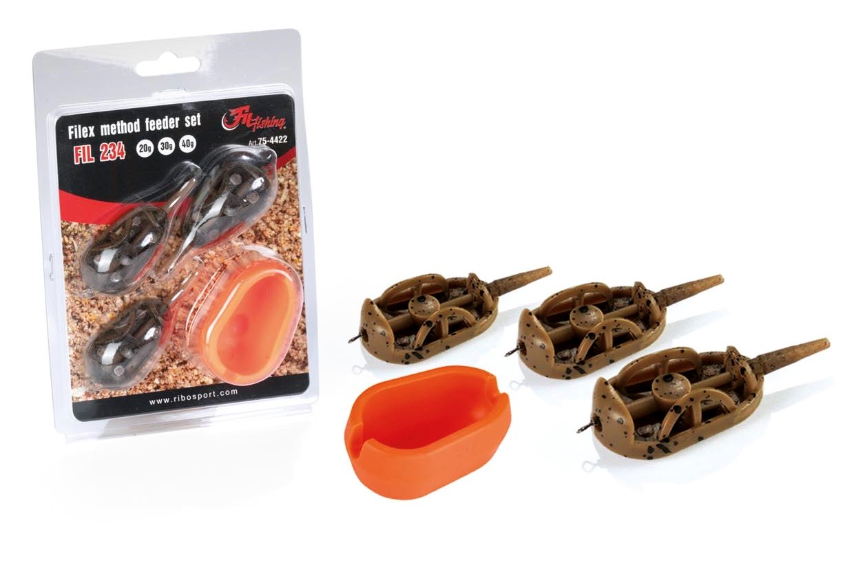 FILFISHING FILEX METHOD FEEDER SET + MOULD