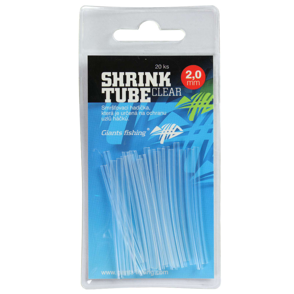GIANTS FISHING SMRŠŤOVACÍ HADIČKY ČIRÉ SHRINK TUBE CLEAR  1,6mm