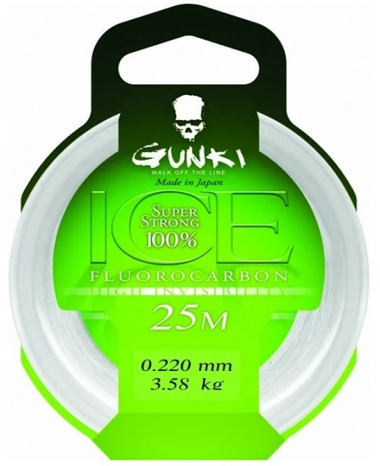 Fluorocarbon Gunki Ice Japan 25 m / 0,29 mm