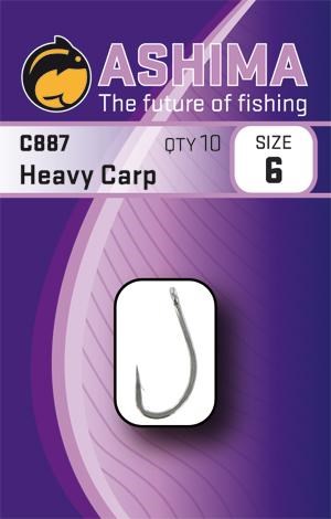 Ashima - Kaprové Háčky C887 Heavy Carp 10ks / vel. 8