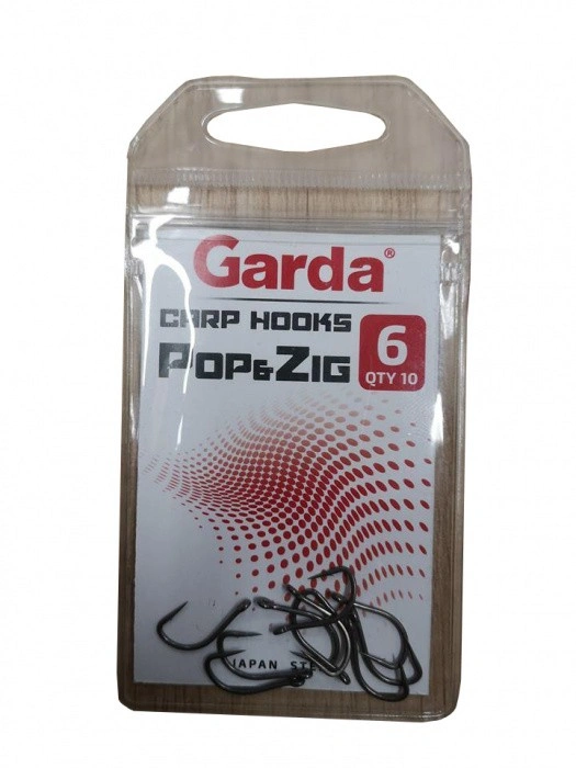 Garda - Kaprové Háčky POP&ZIG carp hook 10ks / vel. 6