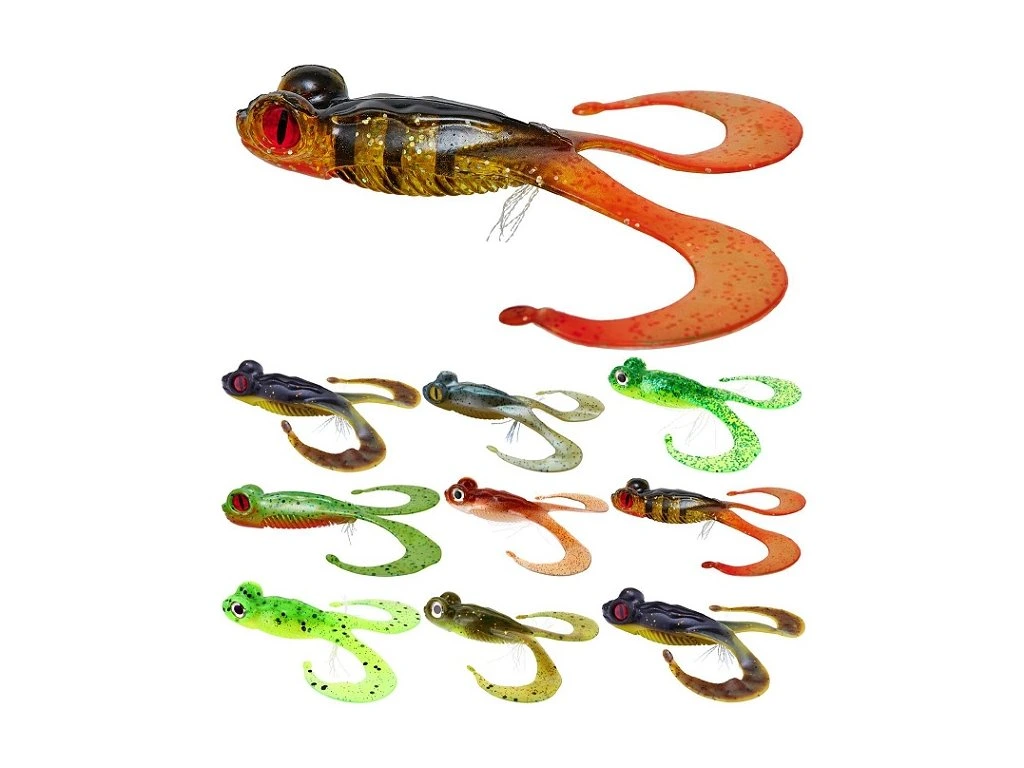 Gunki Gumová Nástraha Bull Frog - Watermelon Chart / 13cm / 1 ks