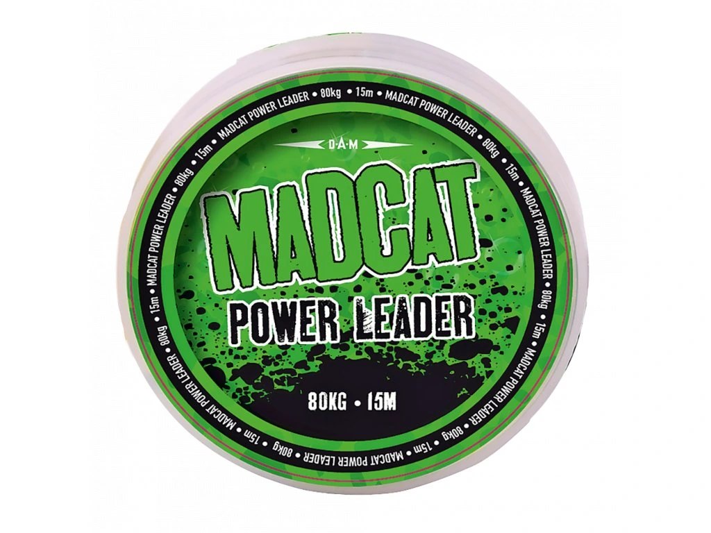 MADCAT - Návazcová šňůra Power leader 15m Hnědá / 1,30 mm / 130kg