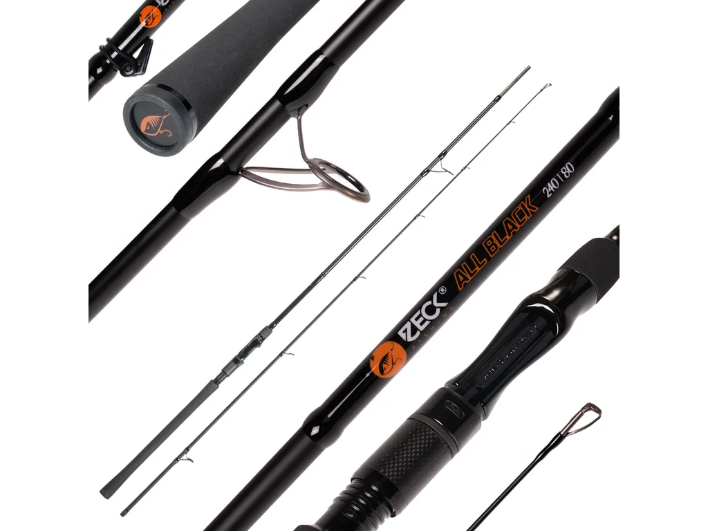 PŘÍVLAČOVÝ PRUT ZECK ALL BLACK / 2,40m / 30-80g