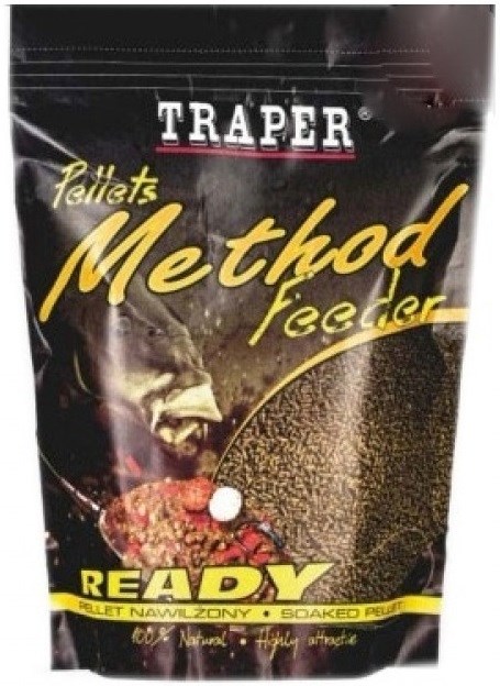 Traper Pelety Method Feeder Ready 2 mm - Jahoda
