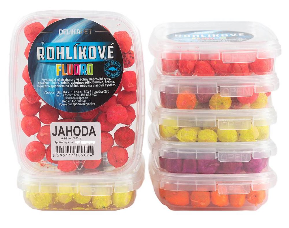 Rohlikové boilies FLUORO 30 g MED