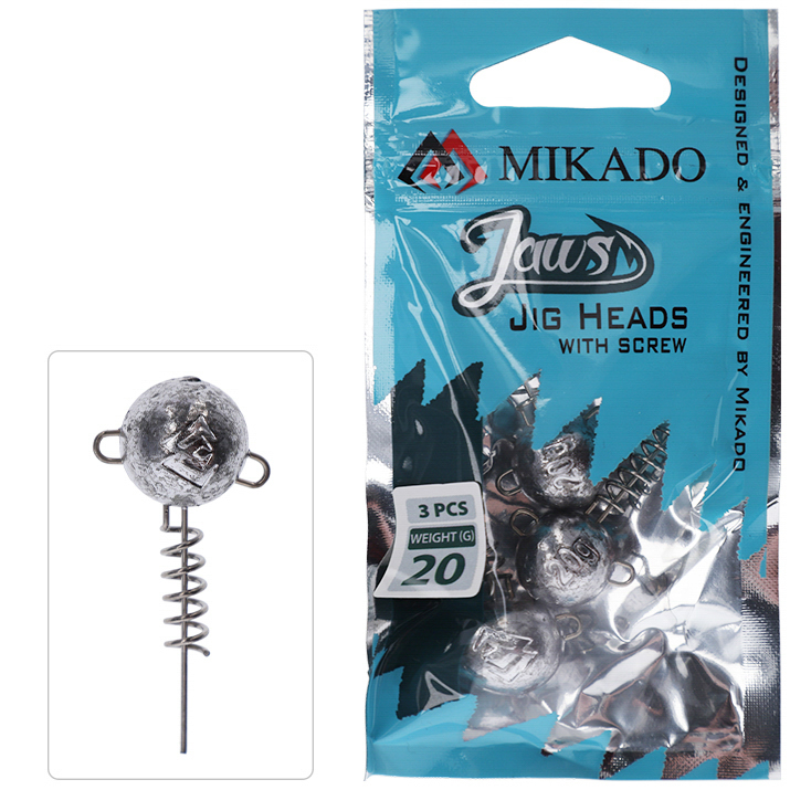 ŠROUBOVACÍ HLAVIČKA MIKADO JAWS 25 g / 3 ks 