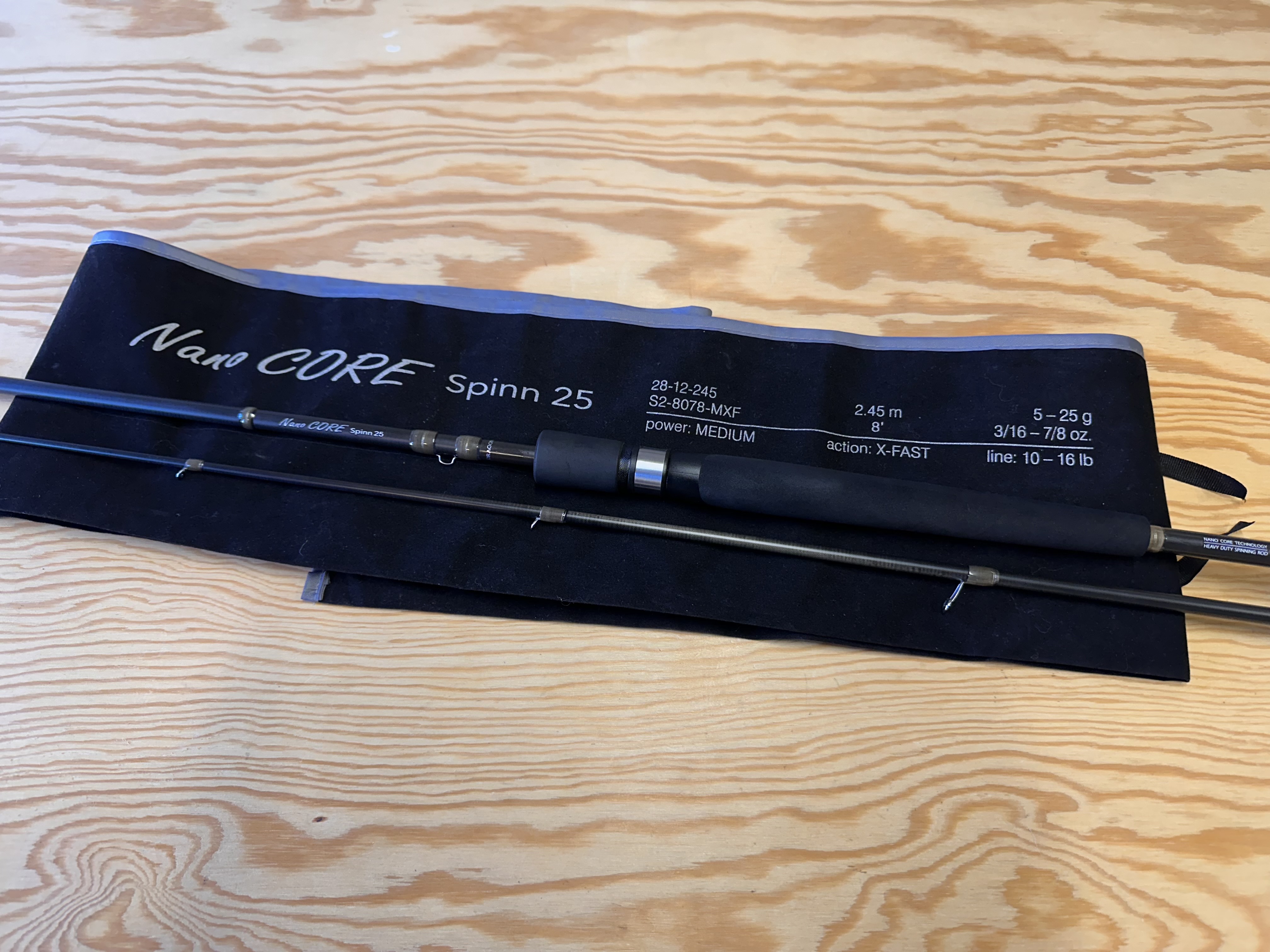 PŘÍVLAČOVÝ PRUT DRAGON NANO CORE SPINN 25 2,45 m / 3-25 g 