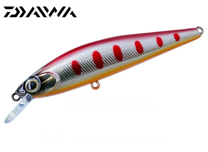 Wobler Daiwa Dr. Minnow 70 mm Sinking Cherry Yamame