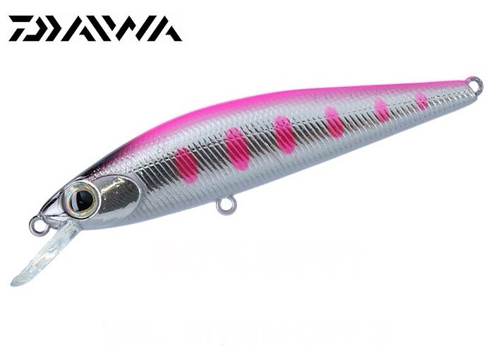 Wobler Daiwa Dr. Minnow 70 mm Sinking Pink Yamame