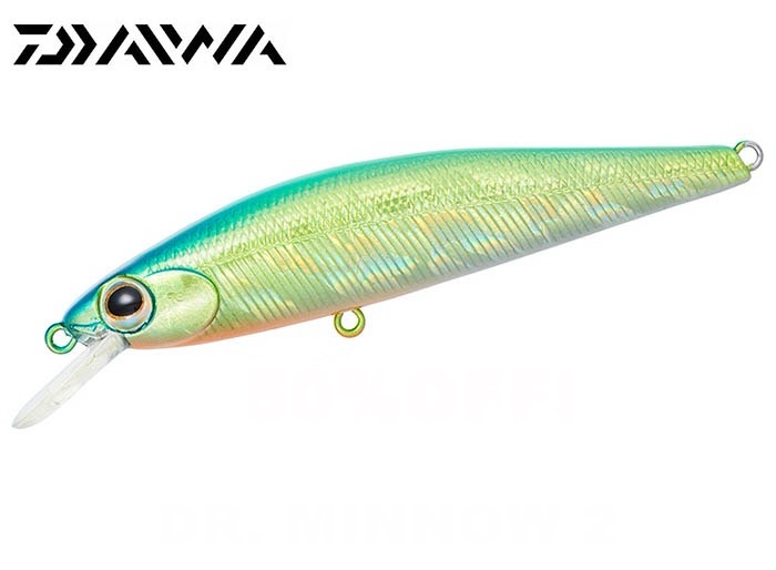 Wobler Daiwa Dr. Minnow 70 mm Sinking Lime Green