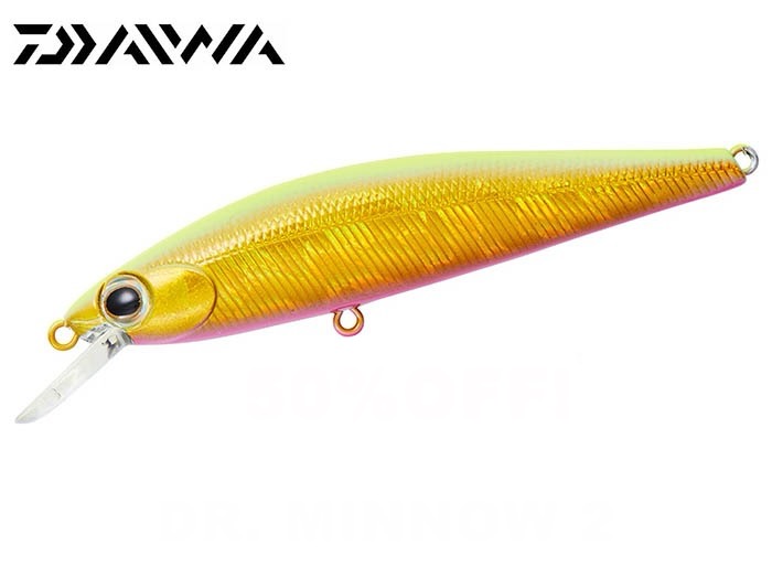 Wobler Daiwa Dr. Minnow 70 mm Floating Golden Chart