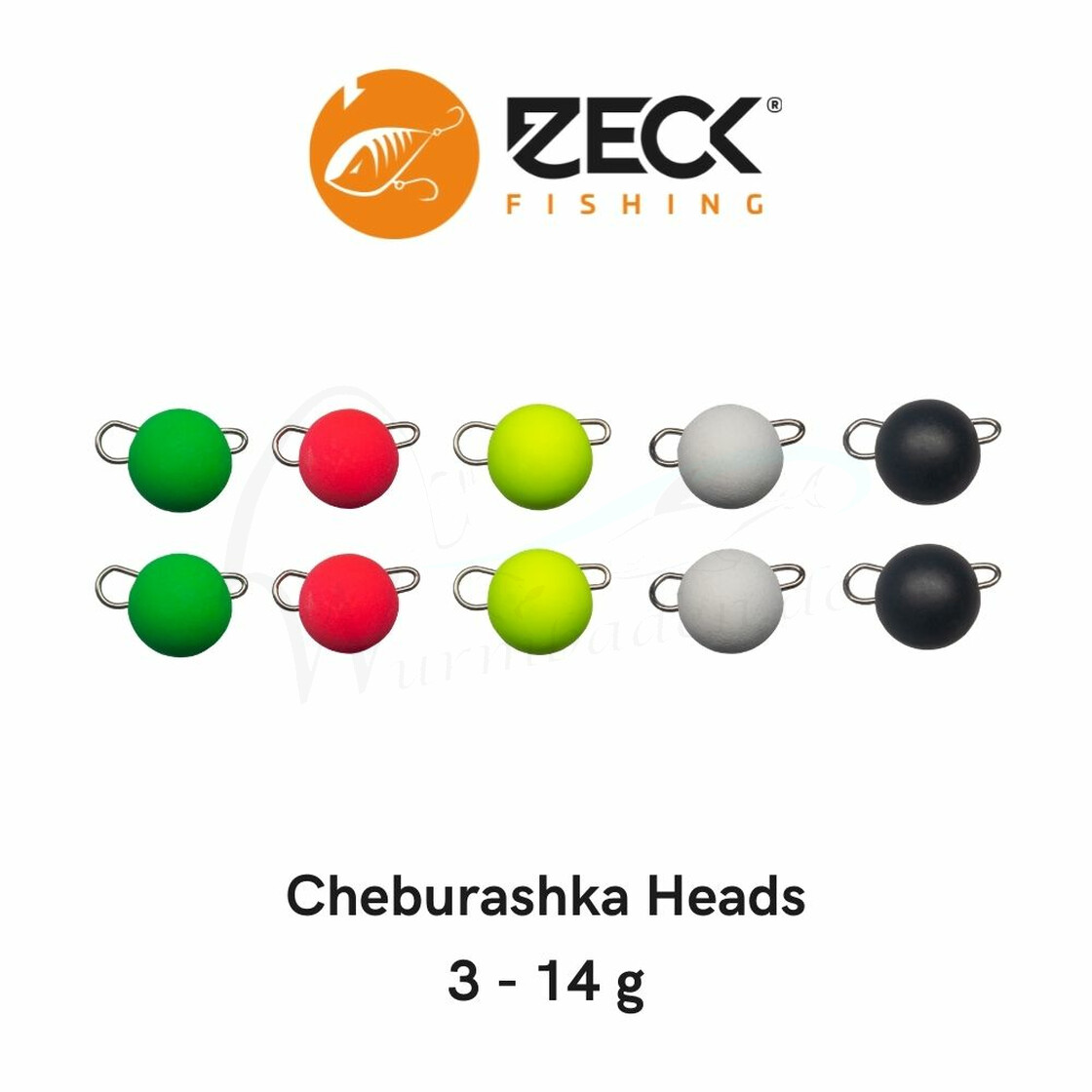 Zeck Tungsten Cheburashka Head Chart 3g / 2ks 