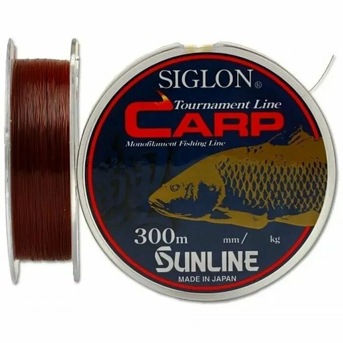 SUNLINE VLASEC SIGLON CARP / 300m / 0.33 mm / HNĚDÝ