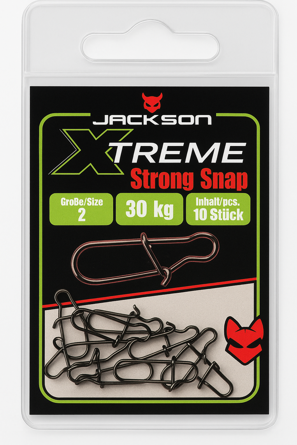 KARABINKY JACKSON XTREME STRONG SNAP / VEL. 4 / 25 KG / 10 KS 