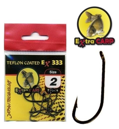 EXTRA CARP HÁČKY TEFLON EX 333 vel. 6 / 10 ks 