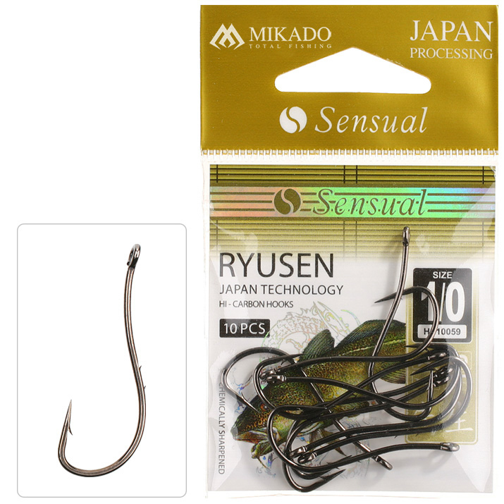 HÁČKY NA ROUSNICE MIKADO SENSUAL RYUSEN / vel. 1/0 / 10 ks