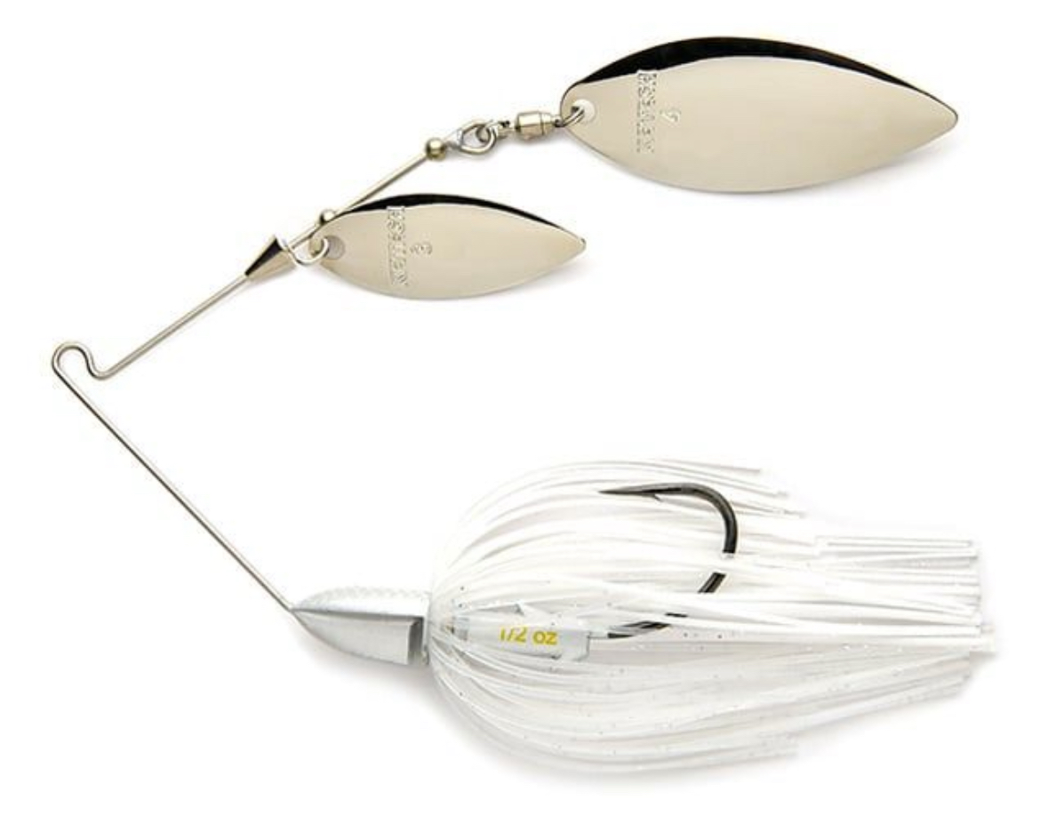 NÁSTRAHA TŘPYTKA KEITECH BABY TEE BONE SPINNERBAIT DOUBLE WILLOW - SPOT REMOVER / 7 G 