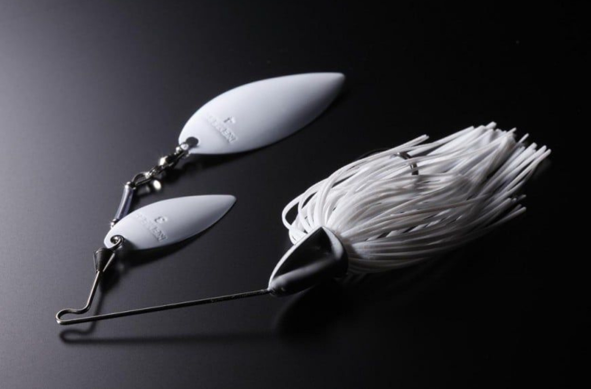 NÁSTRAHA TŘPYTKA KEITECH BABY TEE BONE SPINNERBAIT DOUBLE WILLOW - SPOT REMOVER / 7 G 