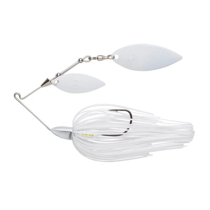 NÁSTRAHA TŘPYTKA KEITECH BABY TEE BONE SPINNERBAIT DOUBLE WILLOW - SUPER WHITE / 14 G 
