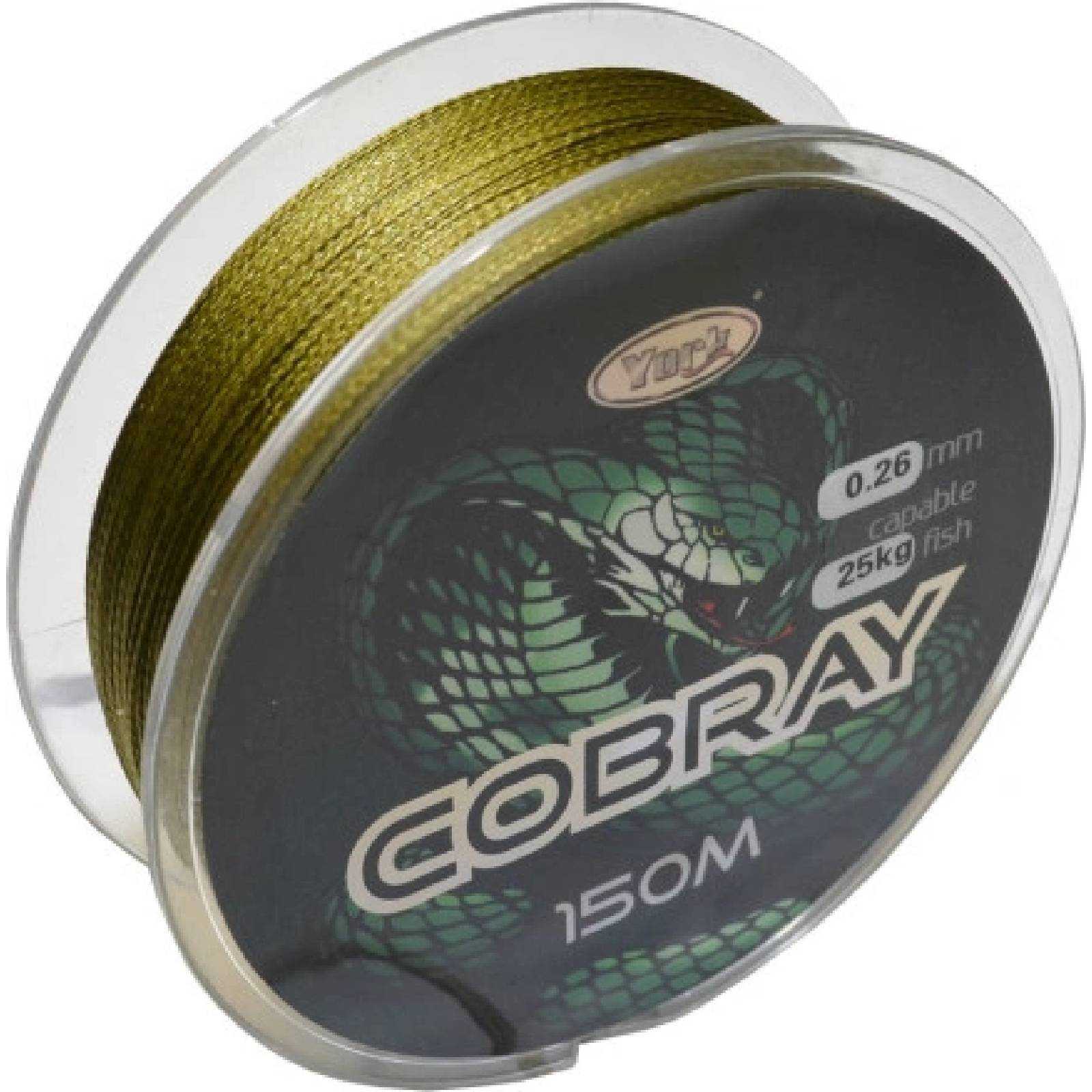 PLETENÁ ŠŇŮRA YORK COBRAY BRAID - 0.30mm / 33,5kg / 150m - DARK GREEN
