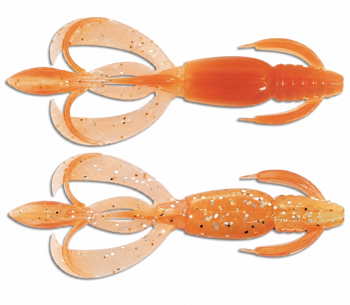 Gumová nástraha Keitech Crazy Flapper / 2,8" / 7,1cm / 3,4g / Sun Shine Lemon PAL#04 / 8ks
