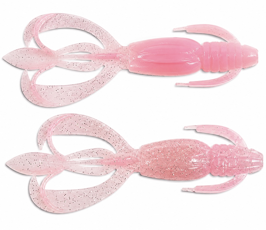 Gumová nástraha Keitech Crazy Flapper / 4,4" / 11,1cm / 13g / Pink Silver Glow EA#10 / 6ks