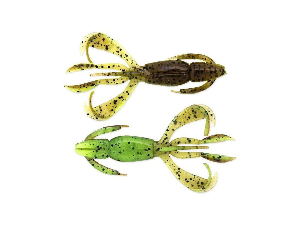 Gumová nástraha Keitech Crazy Flapper 2" 5cm Green Pumpkin / Chartreuse 401T (8ks)