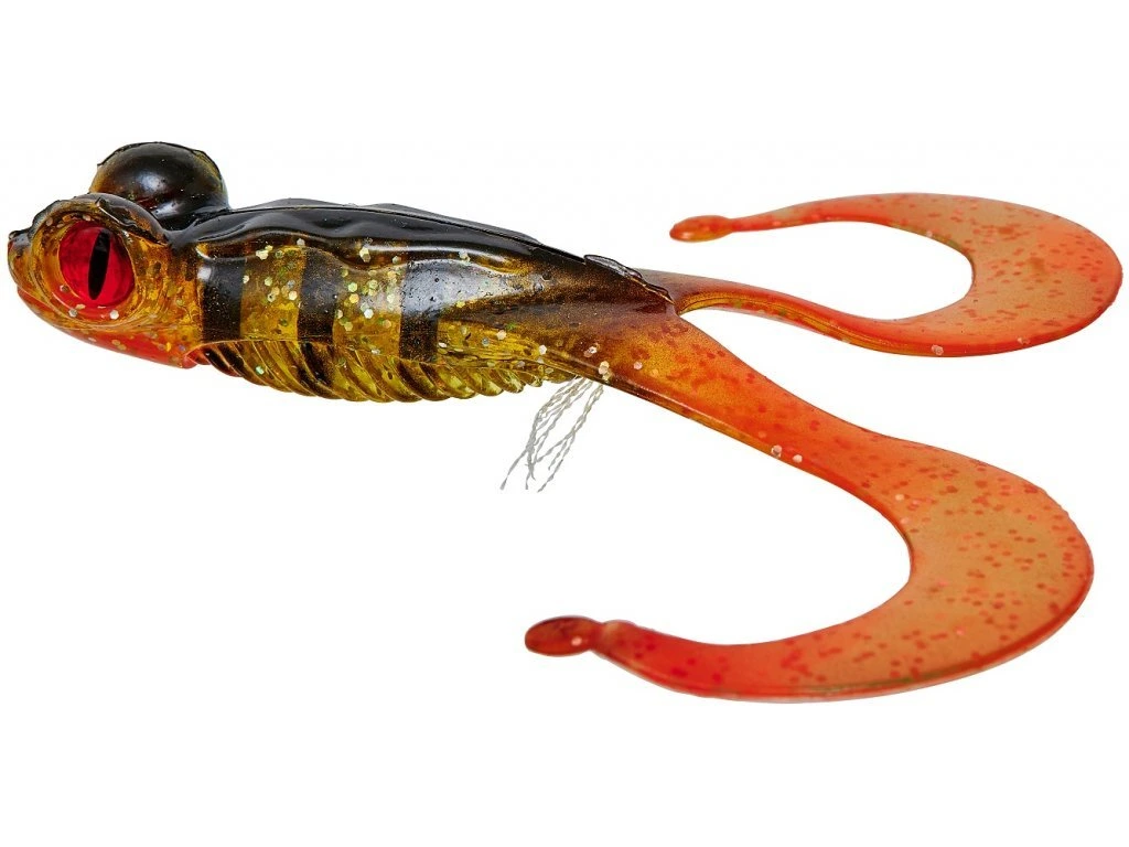 Gunki Gumová Nástraha Bull Frog - Ghost Stripe Frog / 10cm / 2 ks