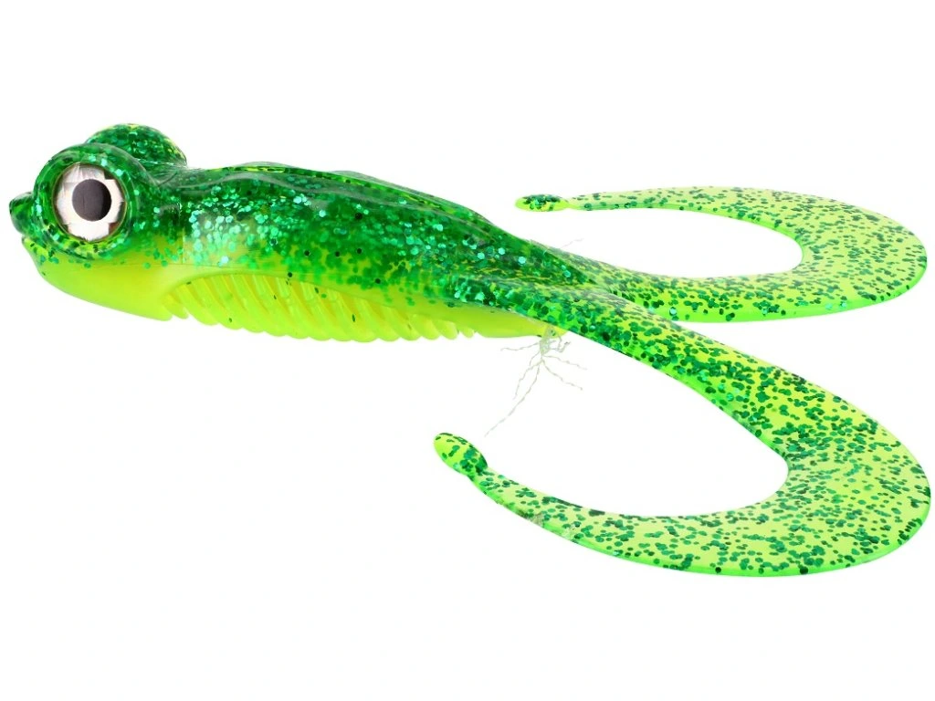 Gunki Gumová Nástraha Bull Frog - Green Strass / 13cm / 1 ks
