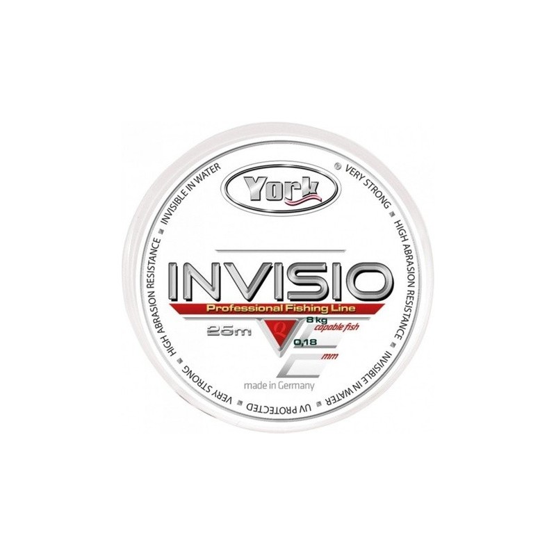VLASEC YORK INVISIO / 0,18 mm / 25m / 6,5 kg