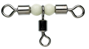 OKUMA ROLLING PEARL SWIVELS TROJOBRATLÍKY / vel. 1/0 / 5 ks / 60 kg