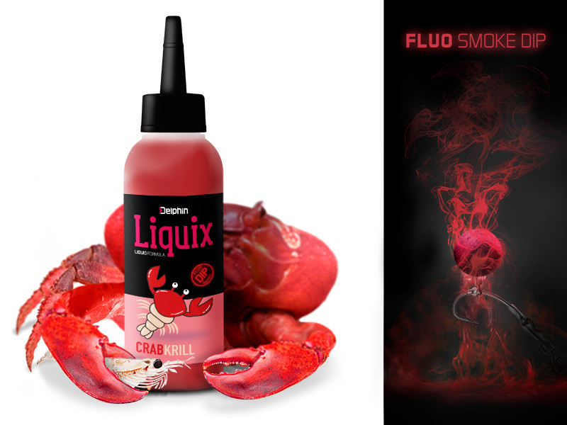 Delphin Fluo dip D SNAX LiquiX / KRAB - KRILL