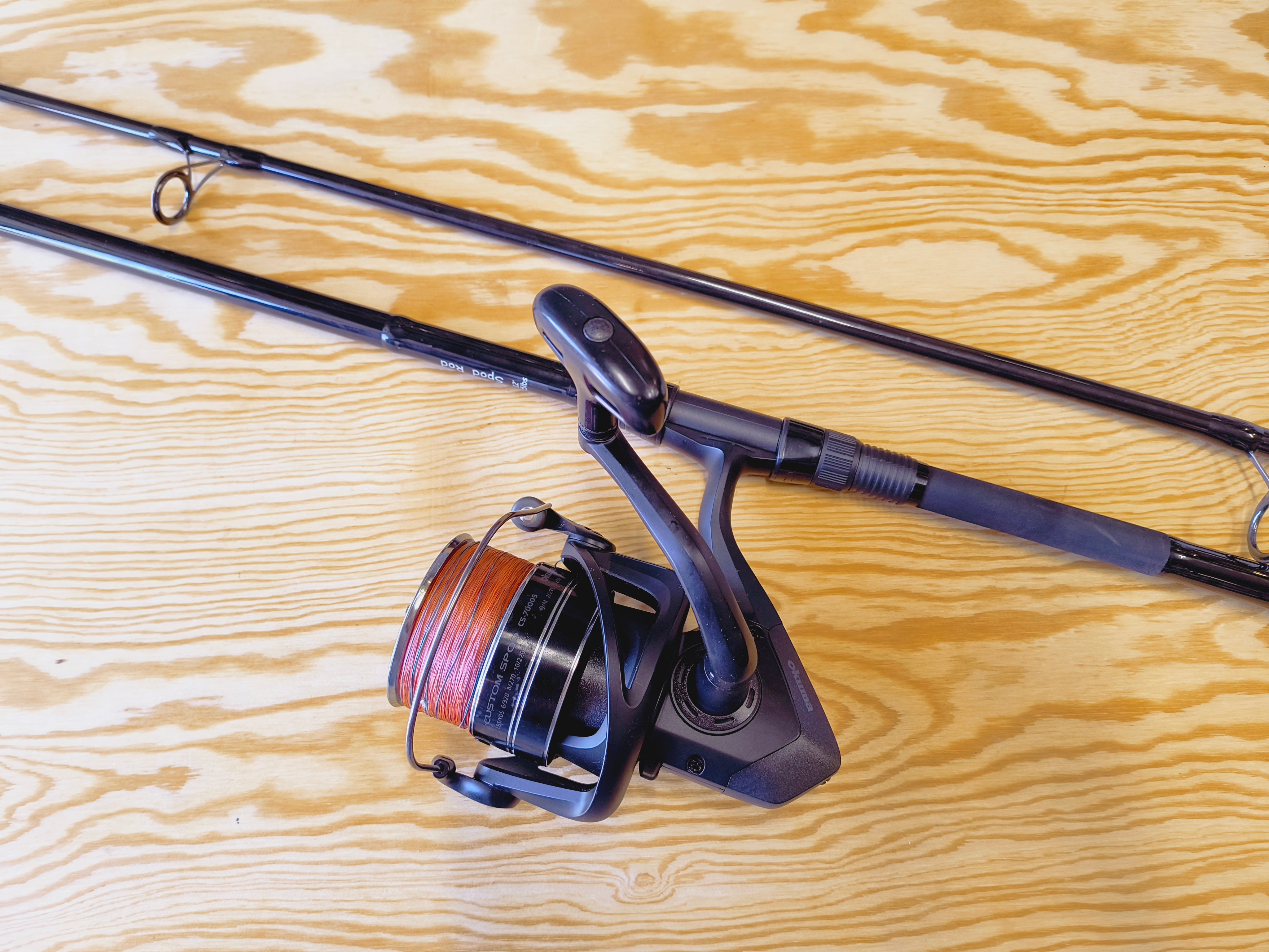SPODOVÝ SET PRUT PROLOGIC SPOD ROD 3,60M - 4,5LB + NAVIJÁK OKUMA CUSTOM SPOD CS-7000S