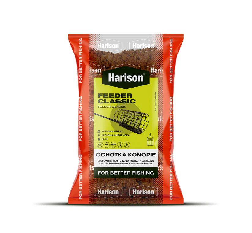 HARISON KRMÍTKOVÁ SMĚS FEEDER KRVAVÝ ČERV - KONOPÍ 1 KG