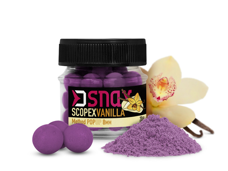 Nástraha D SNAX POP / Scopex - Vanilka 12 mm 