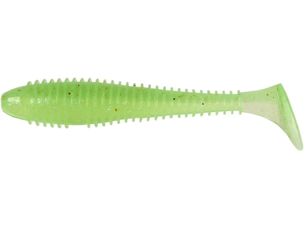 Gumová Nástraha Keitech Swing Impact Fat 3,8" 9,5cm Electric Chart Shad EA19T (6ks)