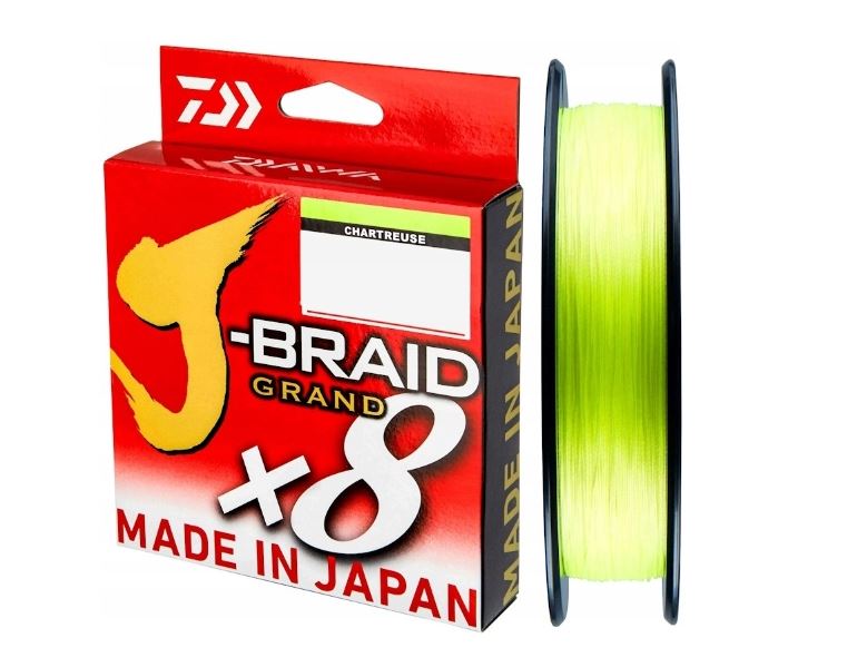 DAIWA J-BRAID GRAND X8 CHARTREUSE 0,06 mm / 135m