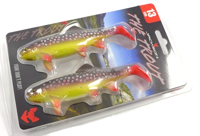 Gumová nástraha Pstruh Jackson The Trout Brown Trout 13 cm / 2 ks 