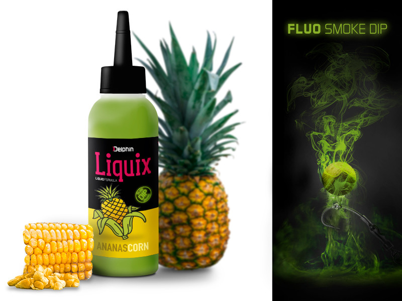 Delphin Fluo dip D SNAX LiquiX / ANANAS CORN