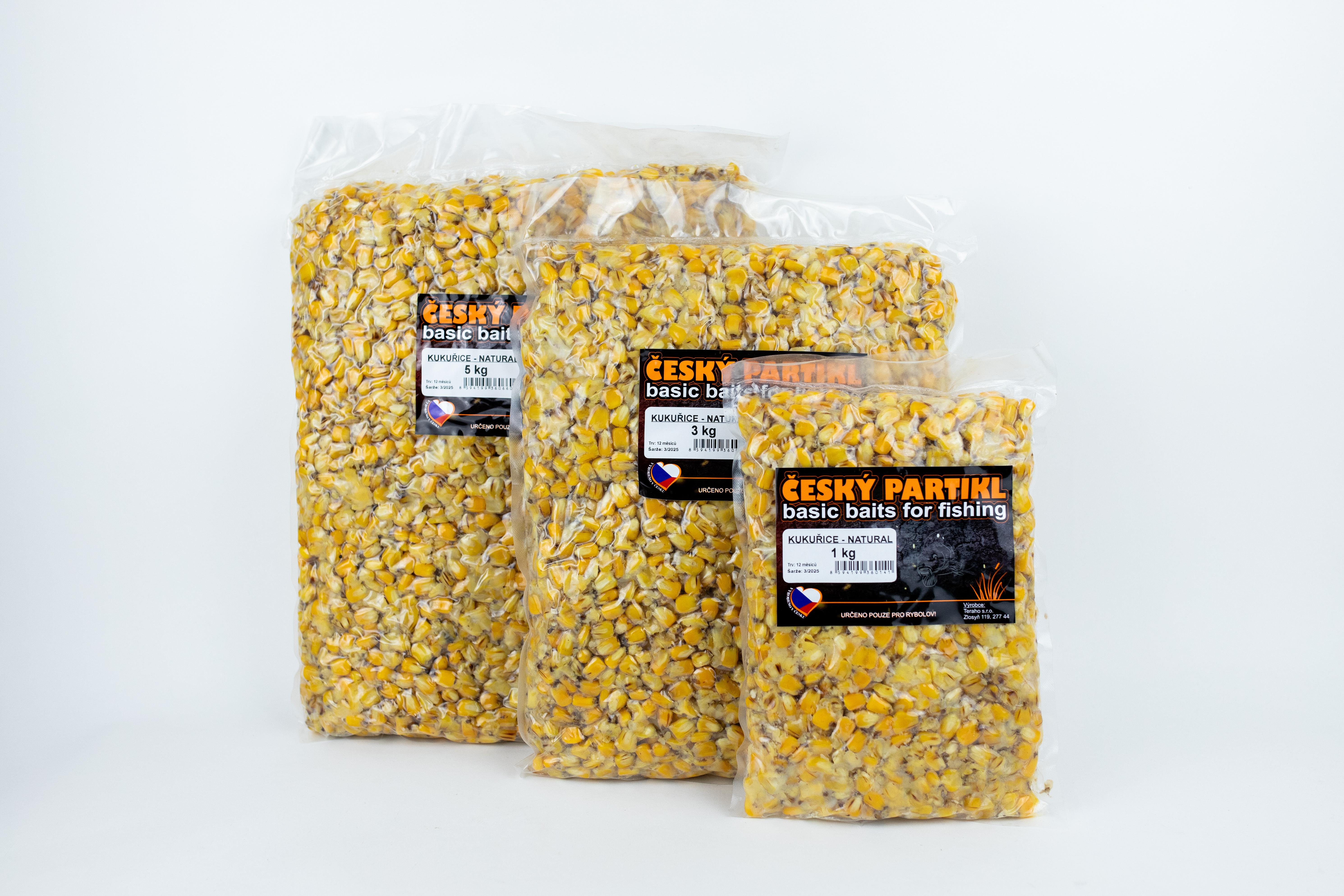 KUKUŘICE VAŘENÁ ČESKÝ PARTIKL  / 5 KG / NATURAL