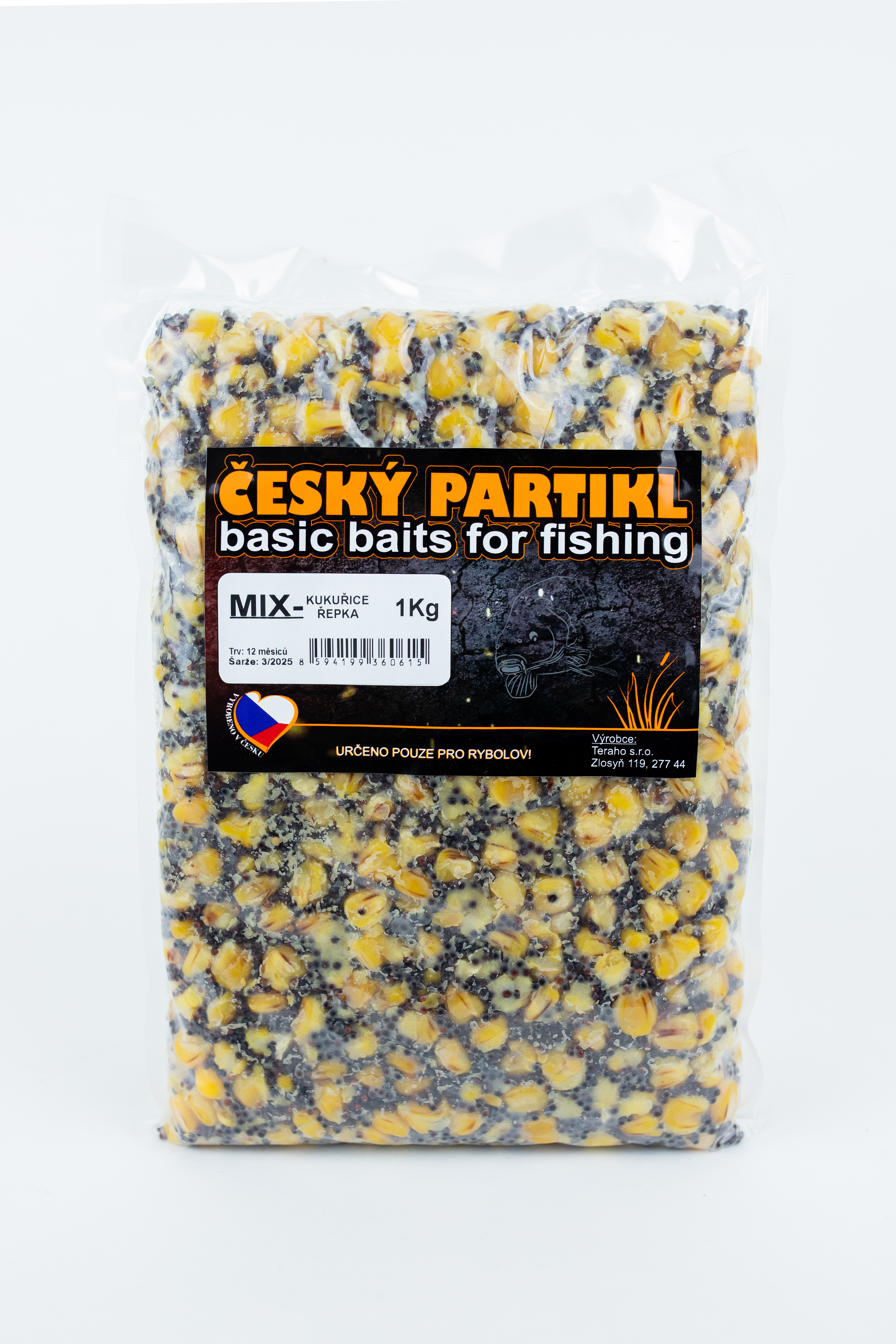 VAŘENÝ PARTIKL MIX / KUKUŘICE - ŘEPKA / ČESKÝ PARTIKL  / 1 KG 
